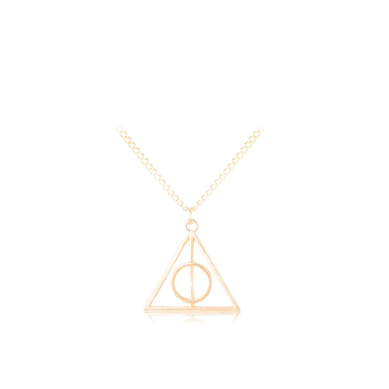 Креативный винтажный треугольник Гарри ЭВЕРЛАСТ женское ожерелье с подвеской Porter Luna «Дары смерти» модные украшения
