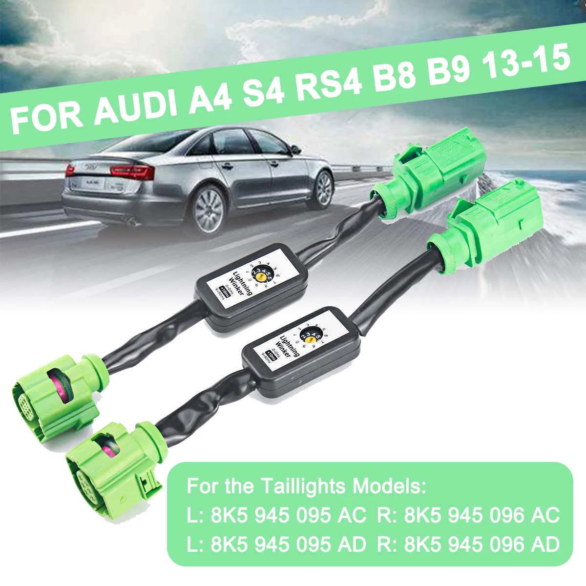 Динамический указатель поворота для Audi A3 8В A4 S4 RS4 B8 B9 A5 S5 RS5 A6 S6 RS6 4G C7 седан A8