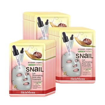 

5pcs New Snail Essence Mask Face Mask Skin Care Face Mask Whitening Hydrating Moisturizing Mask Tender Skin And Soft Skin*s