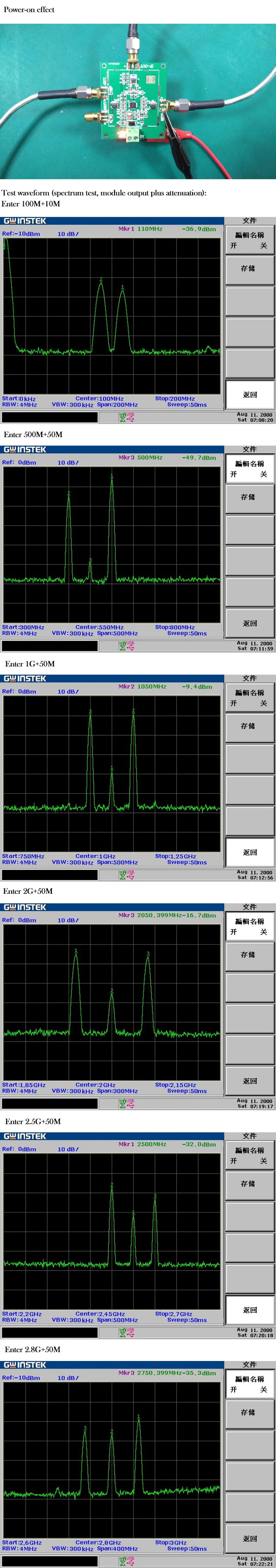 ADL5801 двойной сбалансированный активный микшер модуль Upmixing понижающий смешивание балун муфта сигналов функция демонстрационная доска