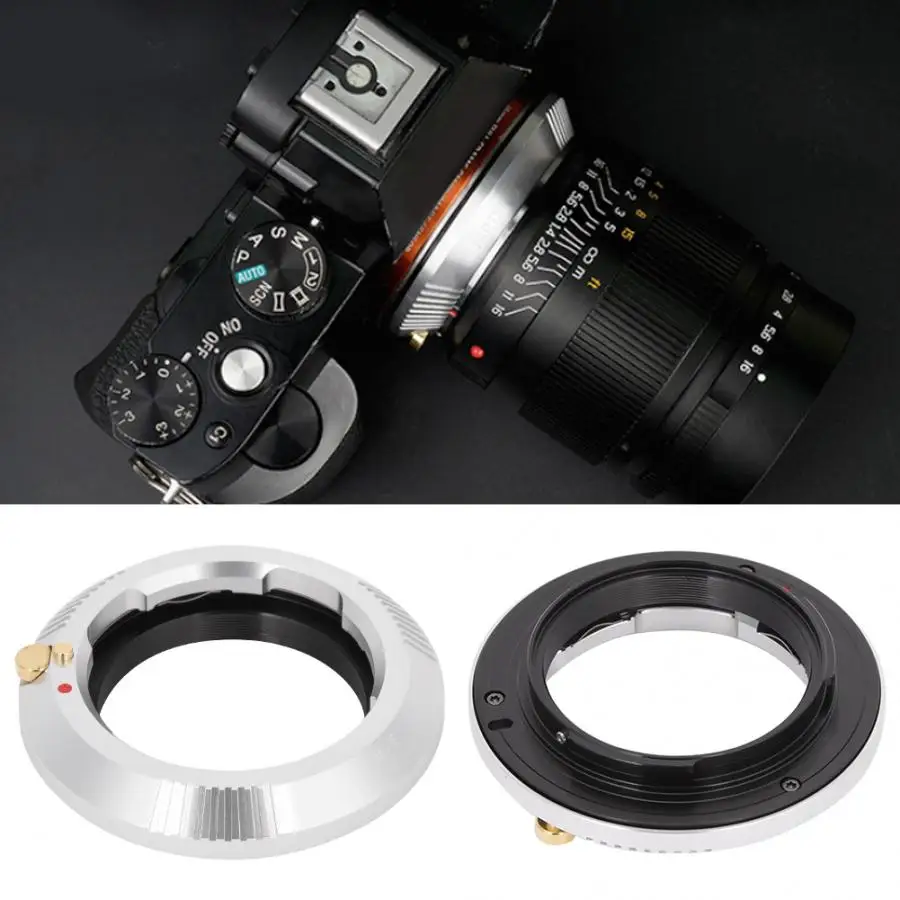 7 ремесленников алюминиевый сплав M-E переходное кольцо для Leica M Крепление объектива для sony E крепление камеры Кольцо адаптера объектива