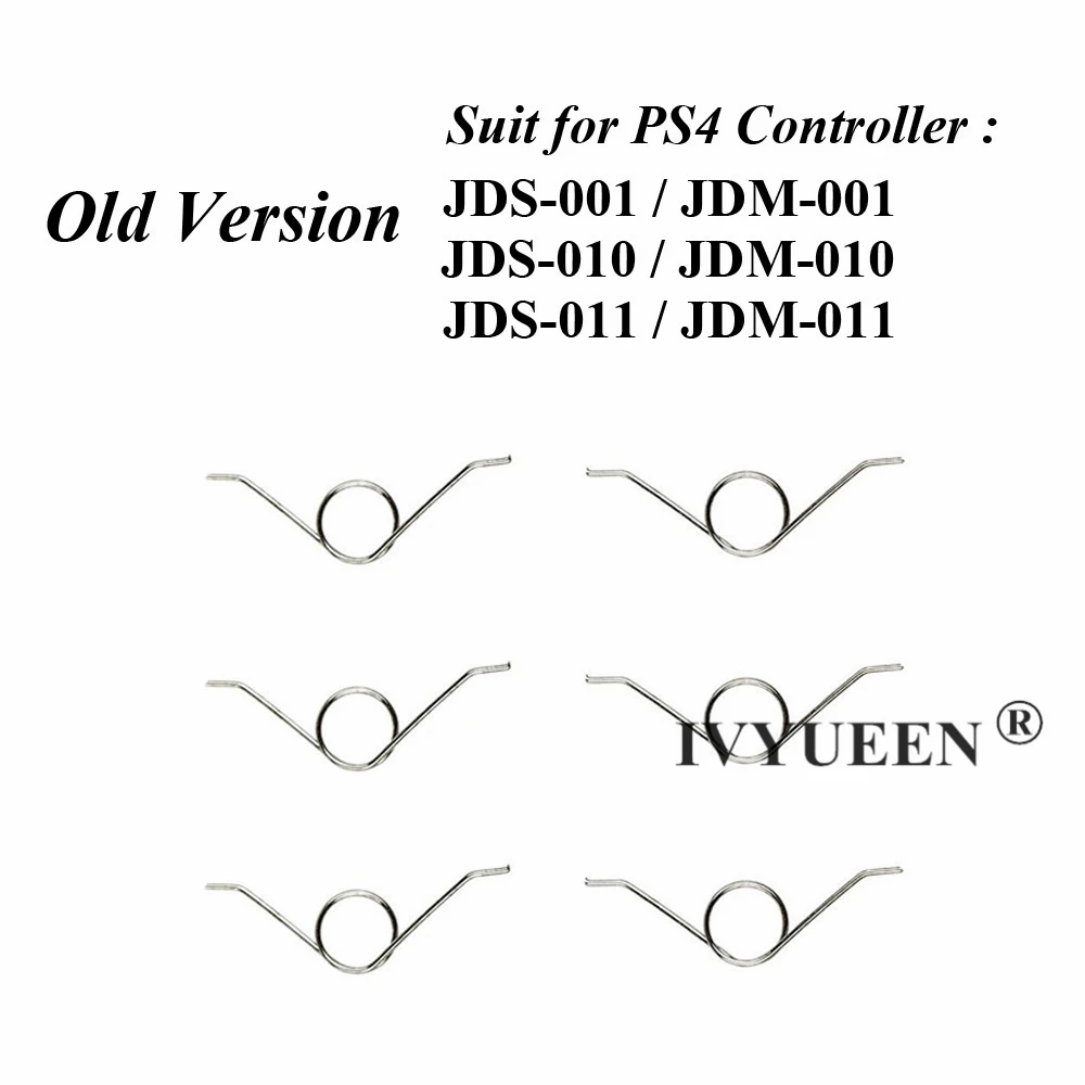 IVYUEEN 10 шт. R2 L2 пусковые кнопки пружины для Playstation Dualshock 4 PS4 DS4 Pro тонкий контроллер Весна JDS 001 011 030 040