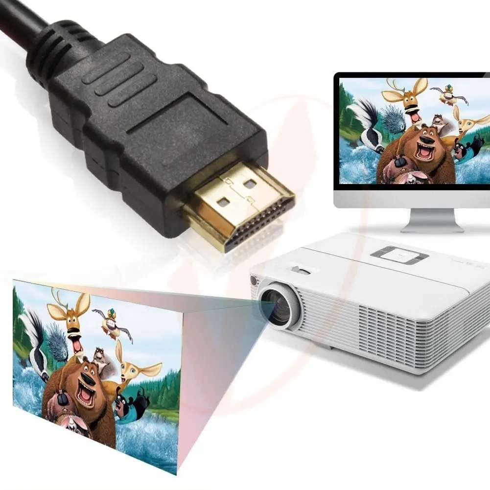 2020 HDMI кабель видео кабели позолоченный 1 4 1080P 3D для HD ТВ сплиттер коммутатор 0 2 м 3 5