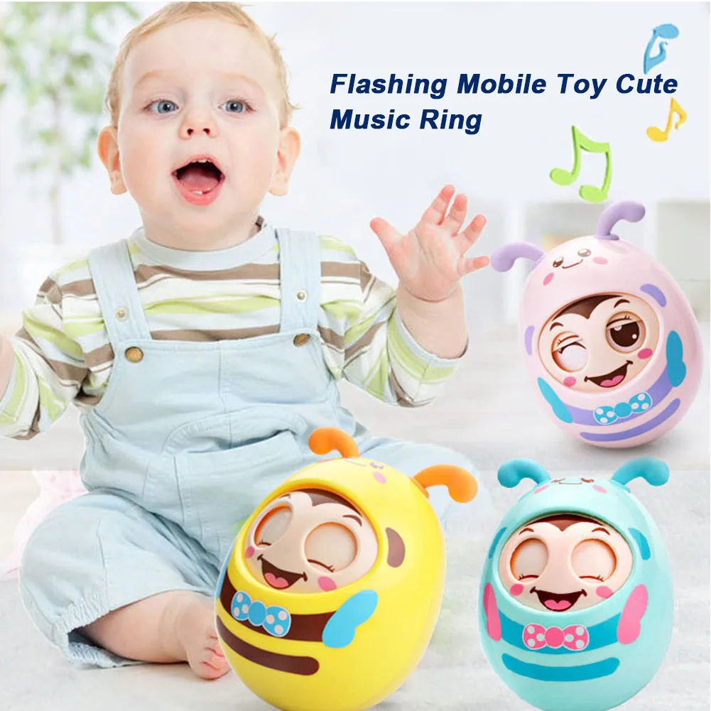 Blink Teether подарок Новорожденные мобильные игрушки Забавная детская погремушка для раннего развития музыкальный Колокольчик для детей развивающий милый мультфильм 0-12 месяцев