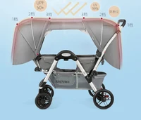Poussette Pliable et Légère pour Bébé, Siège de Voiture pour Jumeaux 5