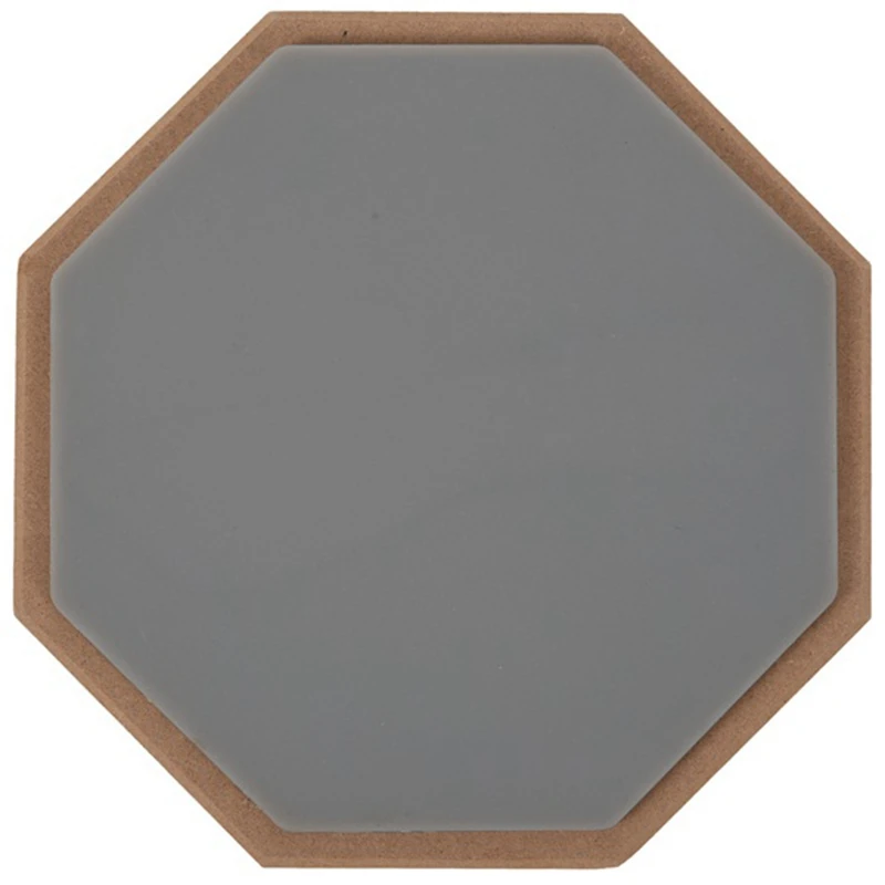 8 Inch Rubber Wooden Dumb Drum Practice Training Drum Pad for Jazz Drums Exercise for Percussion Instruments Parts&Accessories
