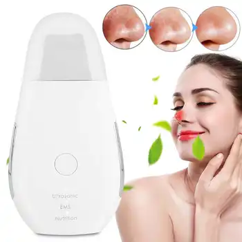 

Household Ultrasonic Skin Scrubber EMS Micro-Current Blackhead Removal Face Pore Cleaner Ion Import Facial Cleansing Machine