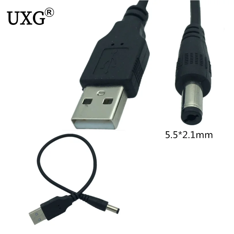 1 шт. USB 2 0 Тип A штекер к DC 5 мм/2 мм вольт блок питания постоянного тока адаптер для