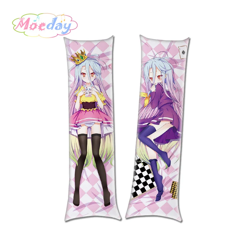 Нет игры нет жизни Широ Стефани Дола Fil Nilvalen обнимая Dakimakura обложки - Цвет: Красный