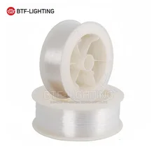 Волоконно-оптический кабель 0,25/0,5/0,75/1,0/1,5/2,5/3,0/5,0/8,0 мм Диаметр PMMA светодиодный конец/бокового свечения вспышки для украшения освещения