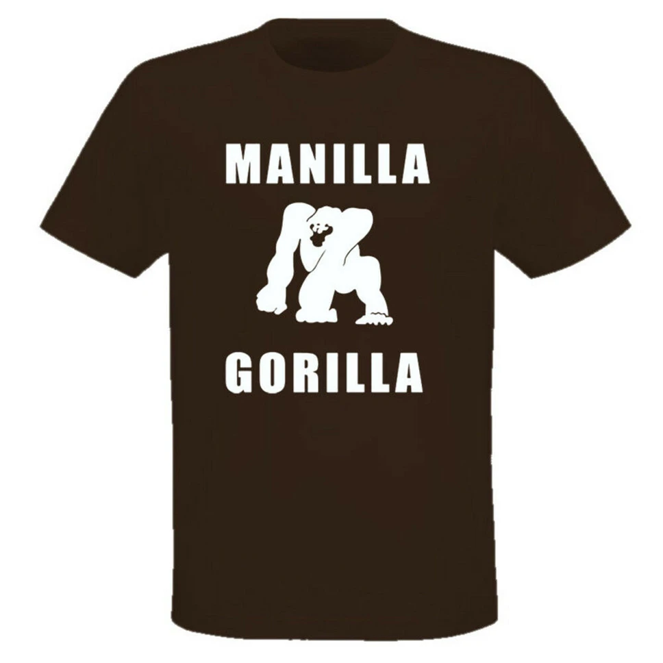 Manilla Gorilla Mohamed Ali боксерская Футболка стильная круглая футболка | Мужская одежда