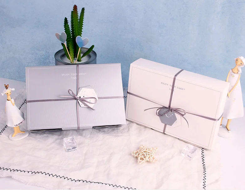 2 Size Kraft Paper Cake Box Party Gift Packing Box Cookie/Candy/Nuts Box/DIY Packing Box 100pcs/lot Free shipping