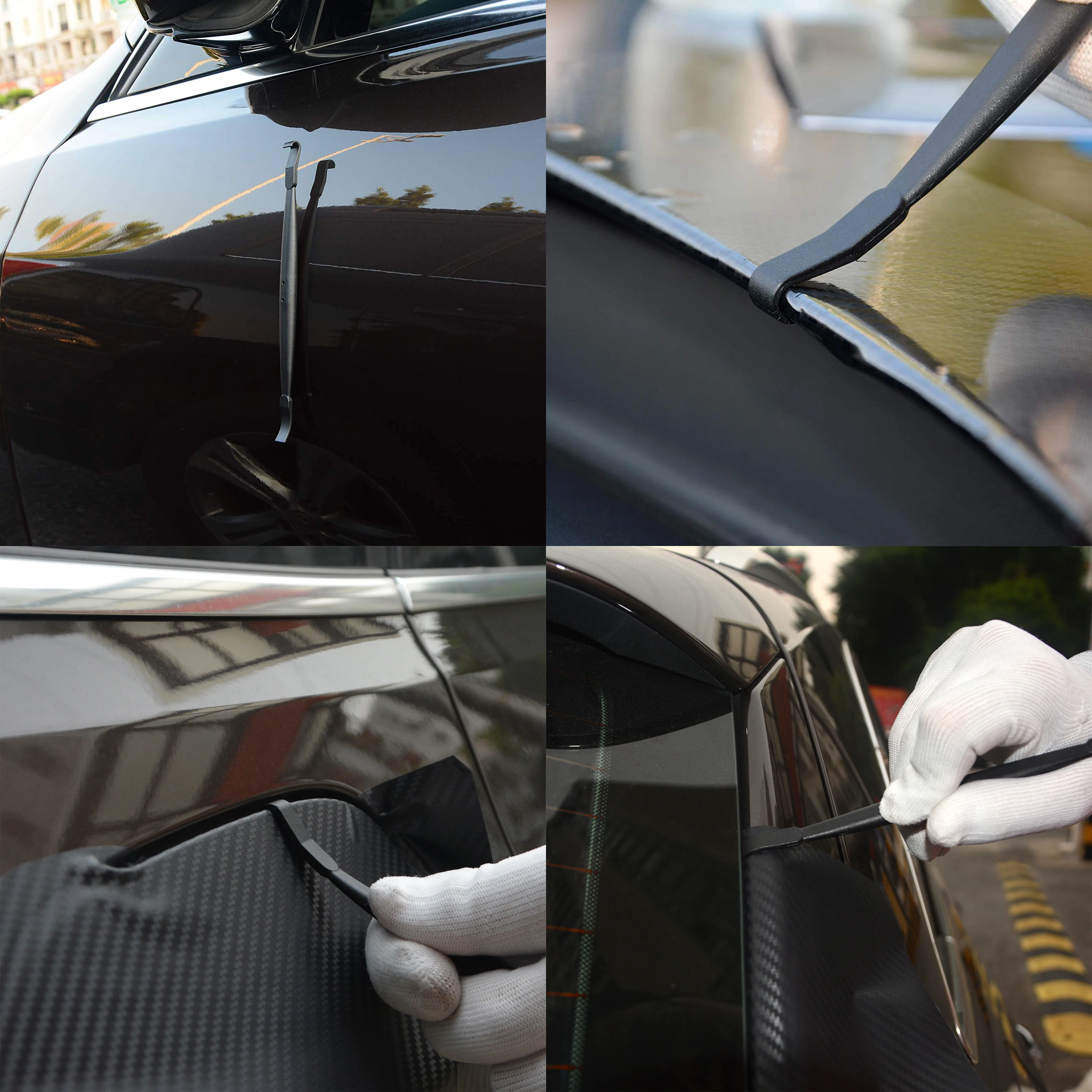 7pcs Vinyl Wrap Tools Carbon Fiber Car Stickers Film Install Stick Magnetic  Squeegee Set Car Tools Scraper Car Accessories - AliExpress