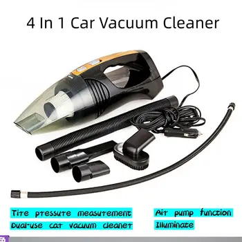 

4 in 1 Car Vacuum Cleaner Car Handheld Vacuum Cleaner Mini Vacuum Cleaner For Car Aspirateur Powerful Vaccum Cleaners Automatic
