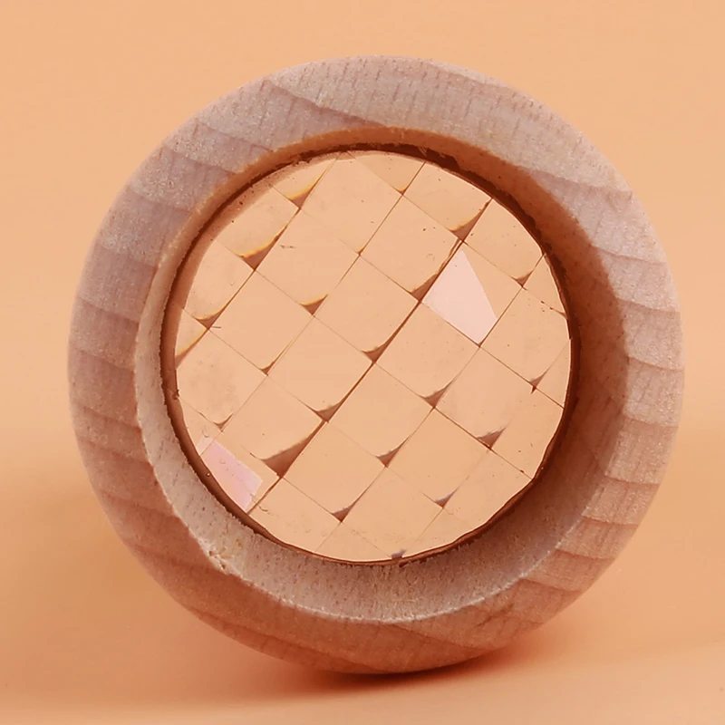 Радуга Деревянный волшебный мини-калейдоскоп пчелиный глаз эффект многоугольная Призма детские игрушки