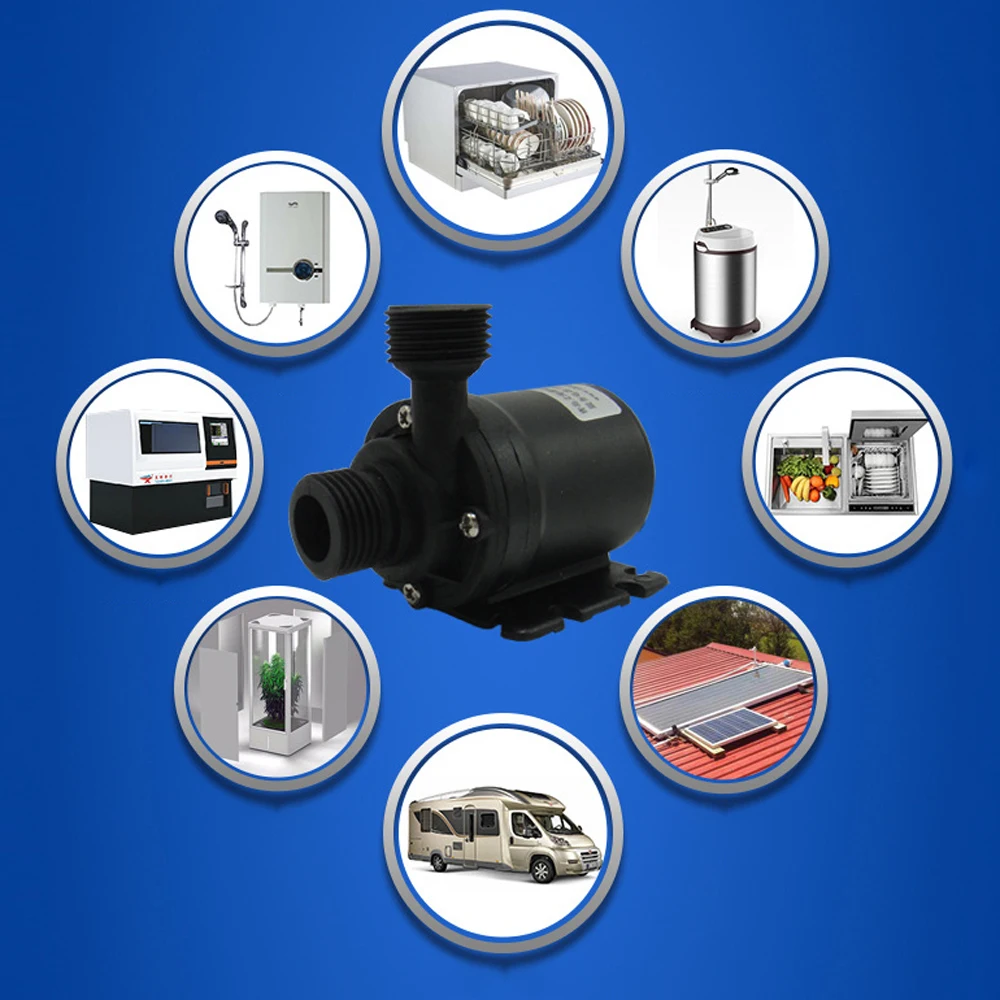 

Hot Mini Micro Brushless Water Pump Submersible Motor Ultra Quiet Lift 5M 800L/H Submersible Waterproof Water Pumps