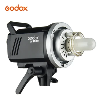 

Godox MS200 Studio Flash Strobe Light Monolight GN53 5600K 2.4G Wireless X System 150W Modeling Lamp Bowens Mount Photography