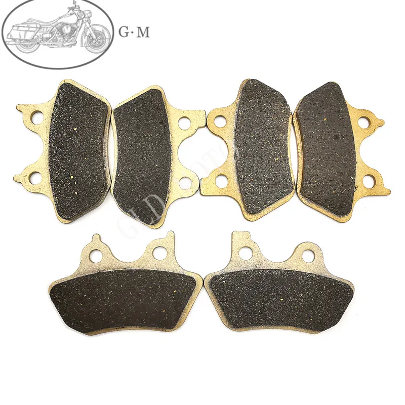 Moto Anteriore/Posteriore Pastiglie Freno Per Harley Road King Electra Glide Road Glide Street Glide 00-07 V -Asta Di Vrsca/Vrscb 02-05