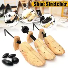 Bsaid expansor de sapatos para mulheres e homens, forma de madeira expansora para sapatos, em 1 peça com ajustes para tamanhos p/m/g