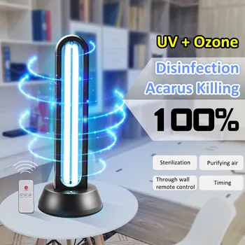 

3 Level Germicidal Disinfection Light Timing UVC Lamp Fridge Deodorizer Air Sanitizer Purifier for Room Cabinet Wardrobe 38W