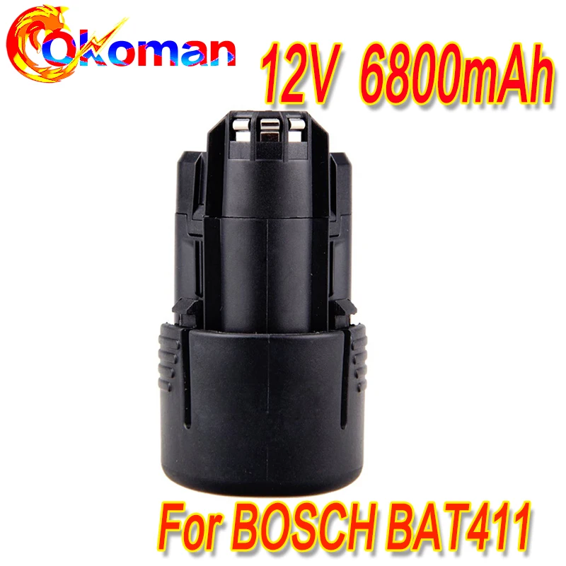 9800mAh10.8V -12V Li-ion BAT411 Rechargeable Battery for BOSCH BAT412A BAT413A D-70745GOP 2607336013 2607336014 PS20-2 PS40-2 |