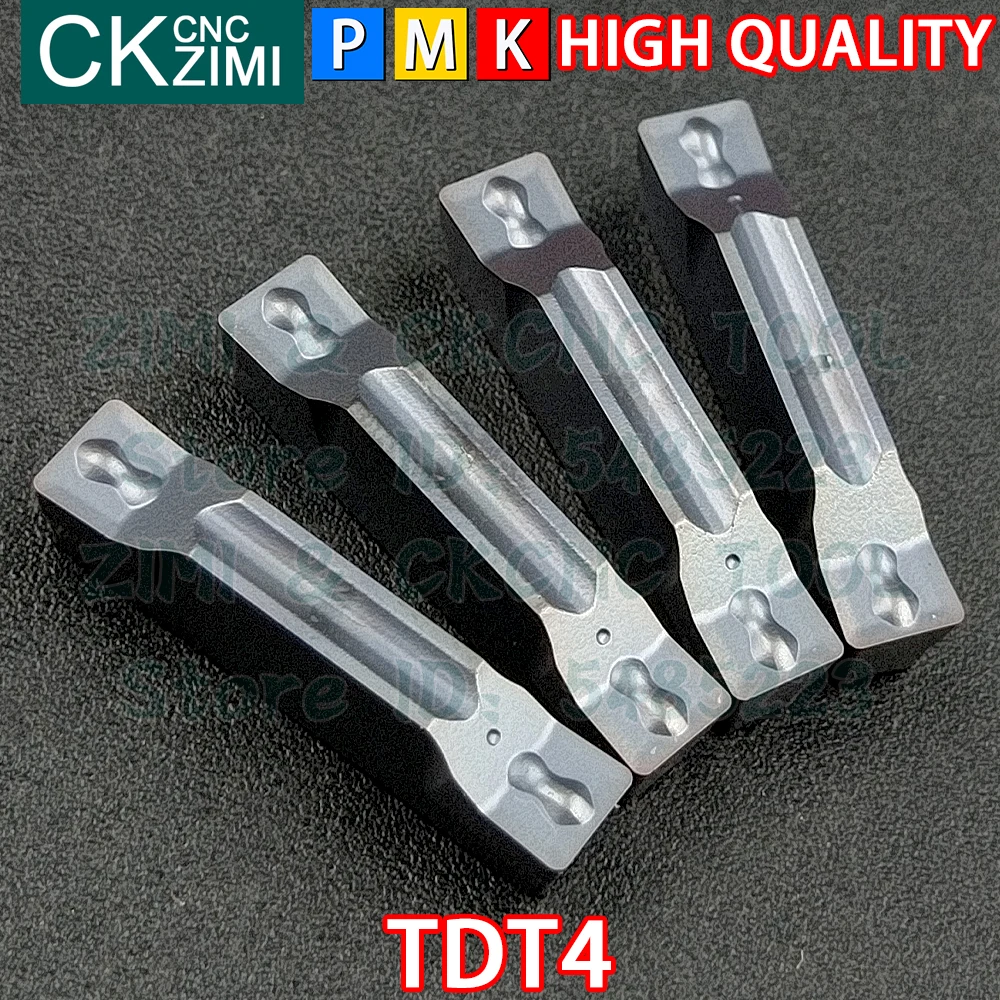

10 шт TDT4 ZM1125 TDT 4 мм твердосплавные пластины для наружной обработки канавок Вставки для долбления станков с ЧПУ Станки для токарных станков по металлу Инструменты