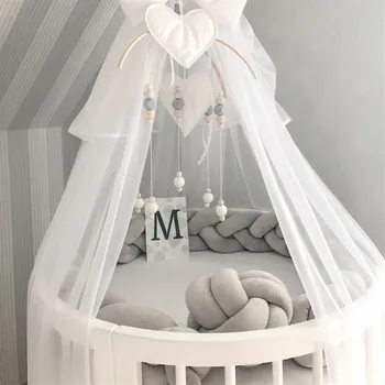 

1M/2M/3M Baby Bumper Bed Braid Knot Pillow Cushion Coils Bumper for Infant Crib Protector Cot Bumper Room Decor