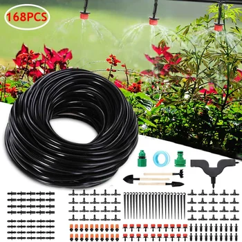 

Garden Automatic Drip Irrigation Set,30M Adjustable Mini DIY Irrigation Heavy Duty Tube Watering Kit for Patio Lawn