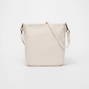 

Cotton canvas bag a4 file bag female large-capacity shoulder bag student file textbook bag messenger bag