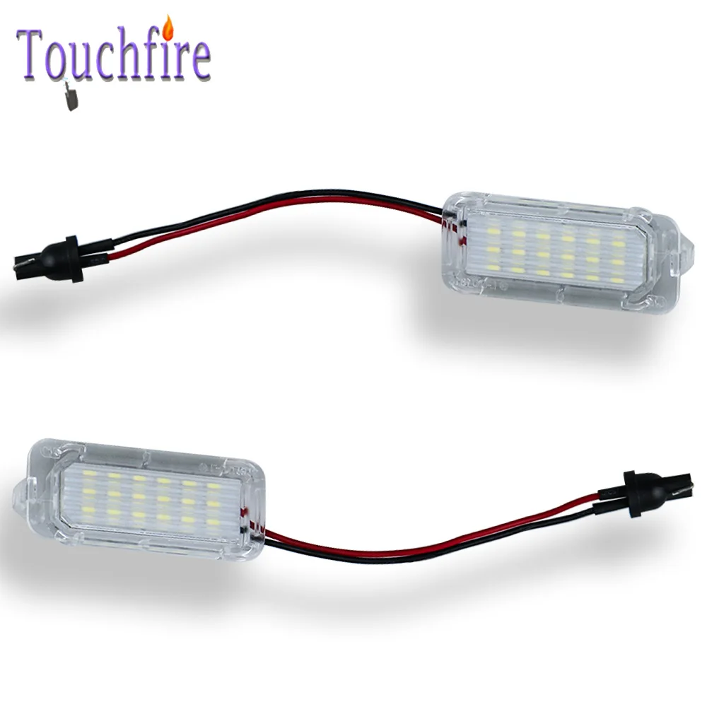 2 шт. 18 светодиодный 3528 SMD светодиодный номерной знак фары автомобильные лампы 6000K для Ford Focus 5D(2009-) Mondeo(08-) Fiseta(09-19