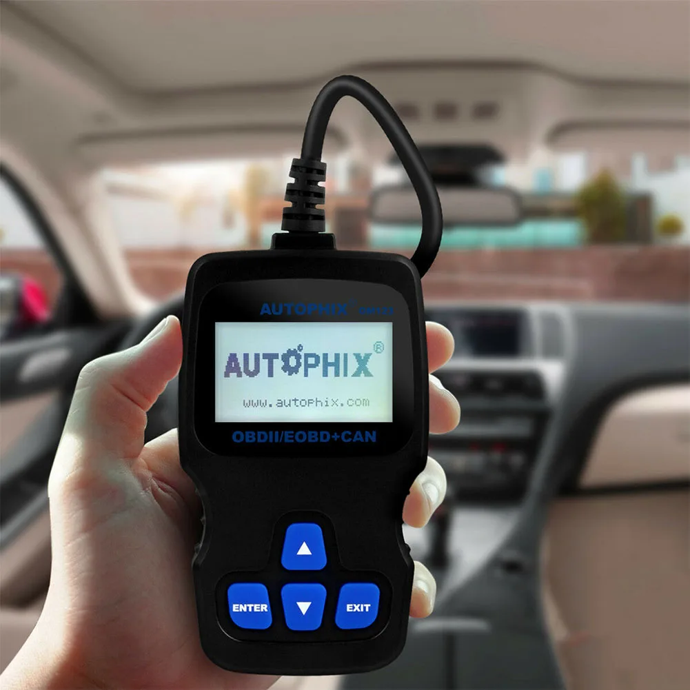 Ручной Универсальный тестовый OBD2 автомобильный сканер, автомобильный считыватель кодов, автомобильный проверочный ЖК-дисплей, сканирующий инструмент, анализатор неисправностей двигателя