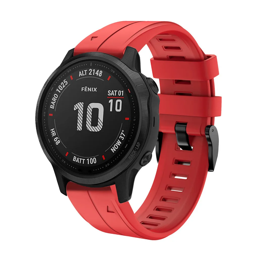 Браслет на запястье для Garmin fenix 6 S/6 Spro, ремешок для часов Garmin Fenix 6 6 S, быстросъемный силиконовый браслет Easyfit