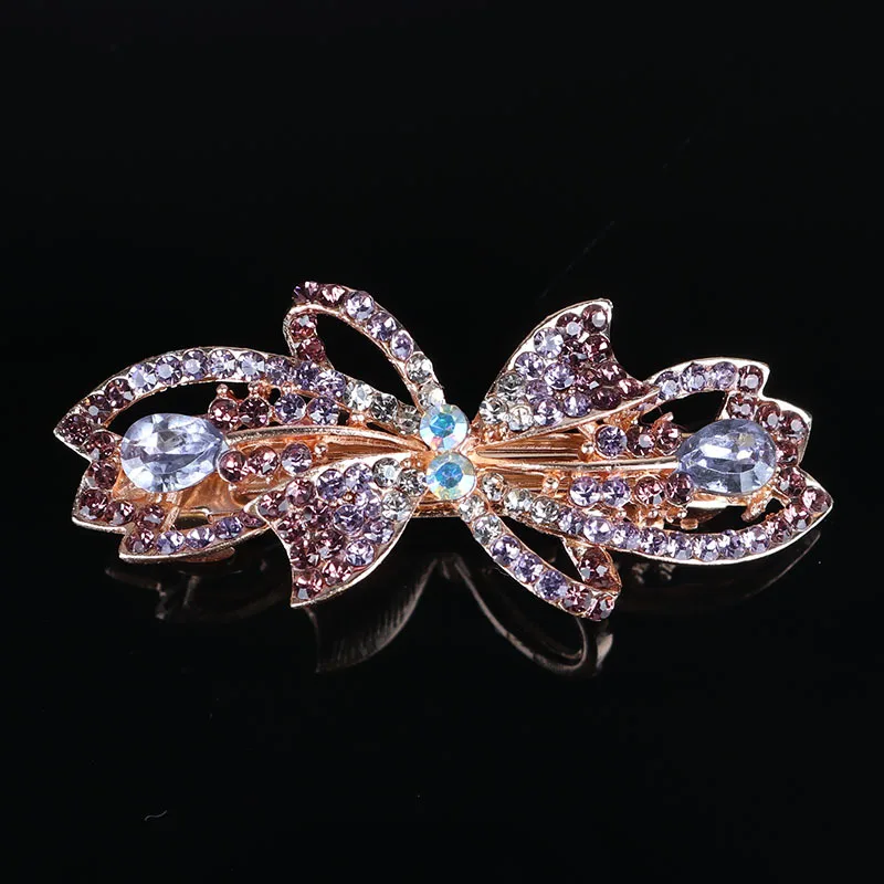 Style7 Hosun YMFJ-0164, модные блестящие стразы в форме цветка, заколка для волос, женские Стразы, заколка для волос, аксессуары для волос - Цвет: Style7