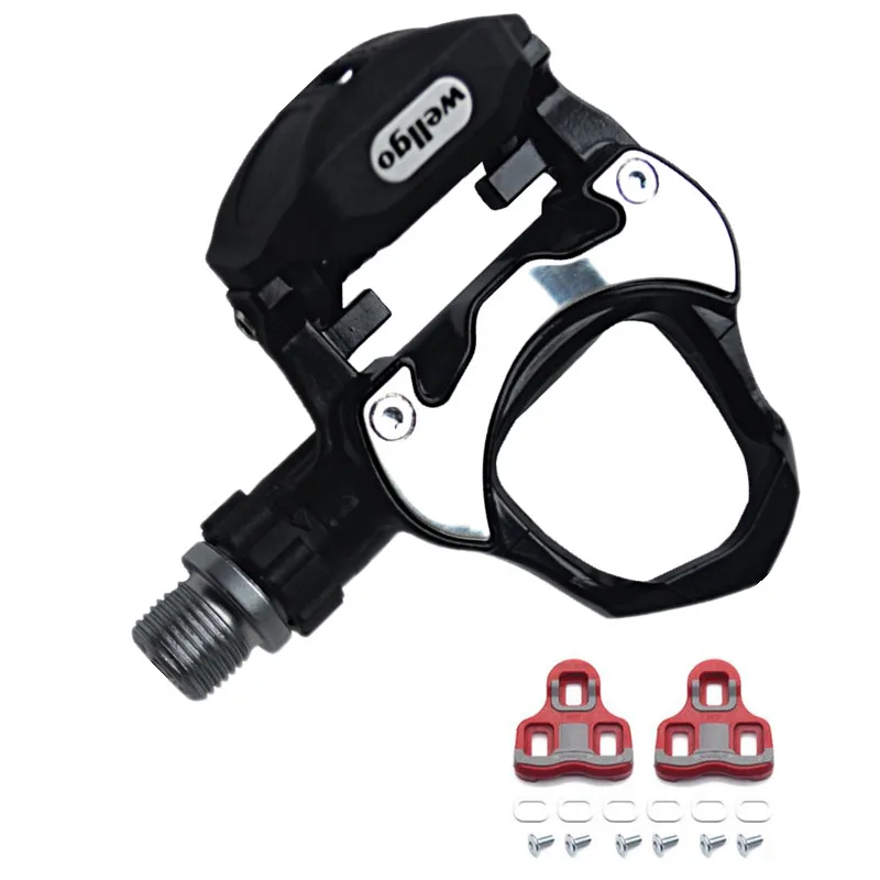 pedal set Tiebao pro, обувь для велоспорта, дорожные белые мужские кроссовки для женщин, набор педалей, самоблокирующиеся, обувь для езды на велосипеде, спортивная обувь суперзвезды - Цвет: pedal set