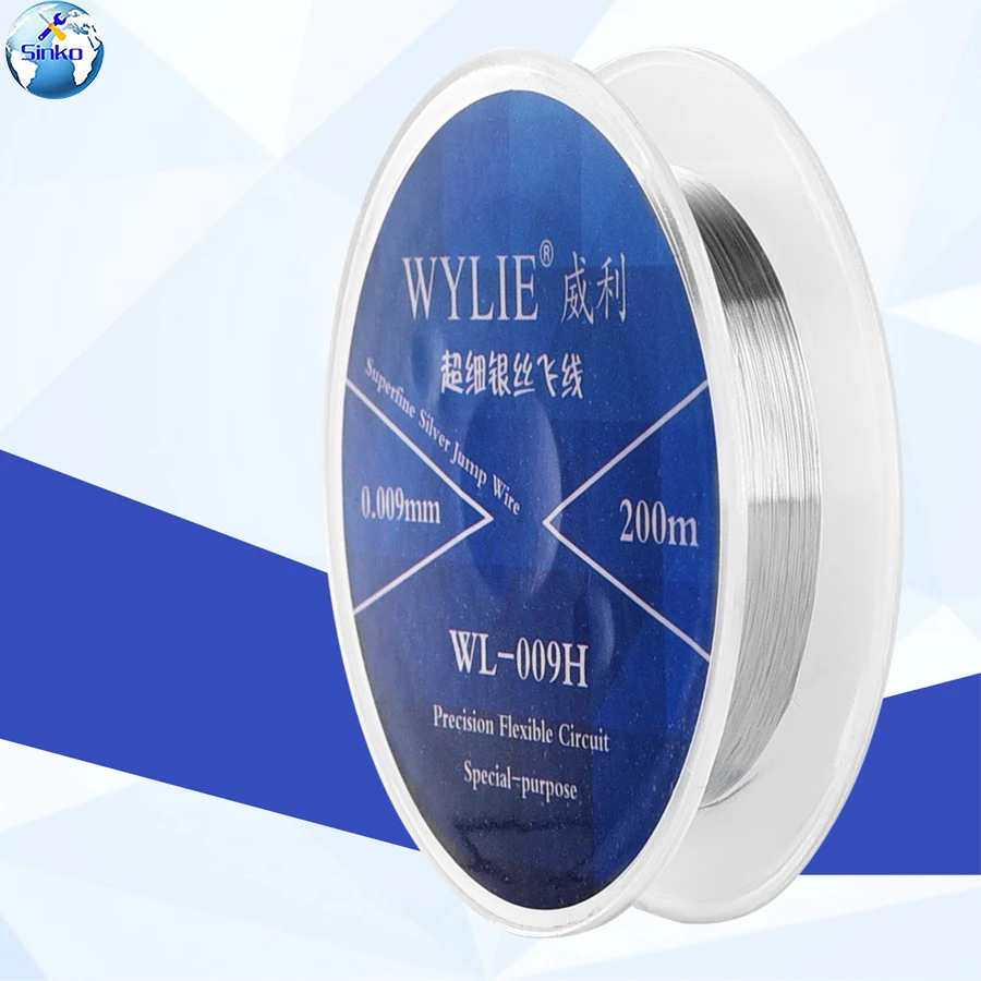 Wylie WL 009H Fly Line 0 009 мм 200 м сверхтонкая Замена провода для точной гибкой платы