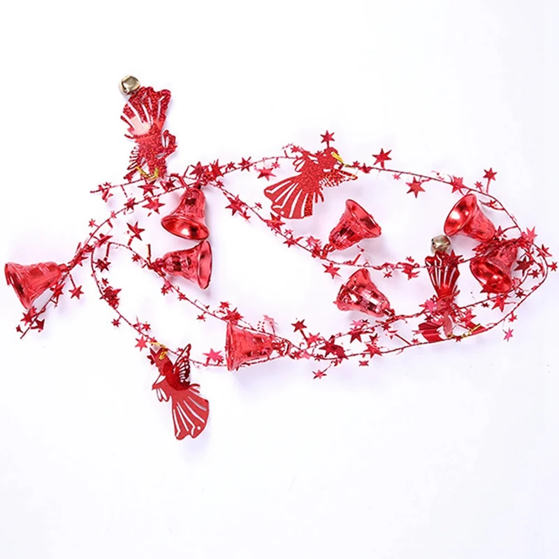 1PC Christmas Ornament Iron Jingle Bell Pendant Christmas Decoration For Home DIY Xmas Tree Pendant Decoracion