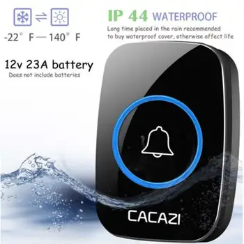 

Music Doorbell 38 Tune Songs Home Security Indoor Hotel LED Wireless Digital Doorbell Wireless Door Bell Hardware Apartment