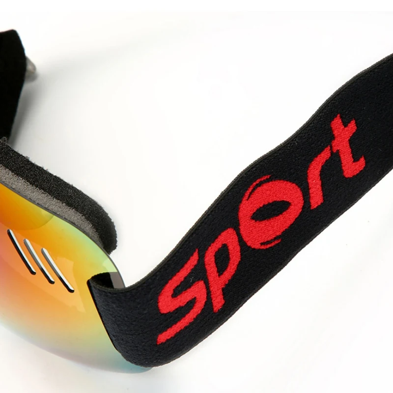 Крутые унисекс лыжные очки для лыж и сноуборда анти-туман УФ Защита сферические линзы бескаркасные снежные спортивные очки для мужчин и женщин