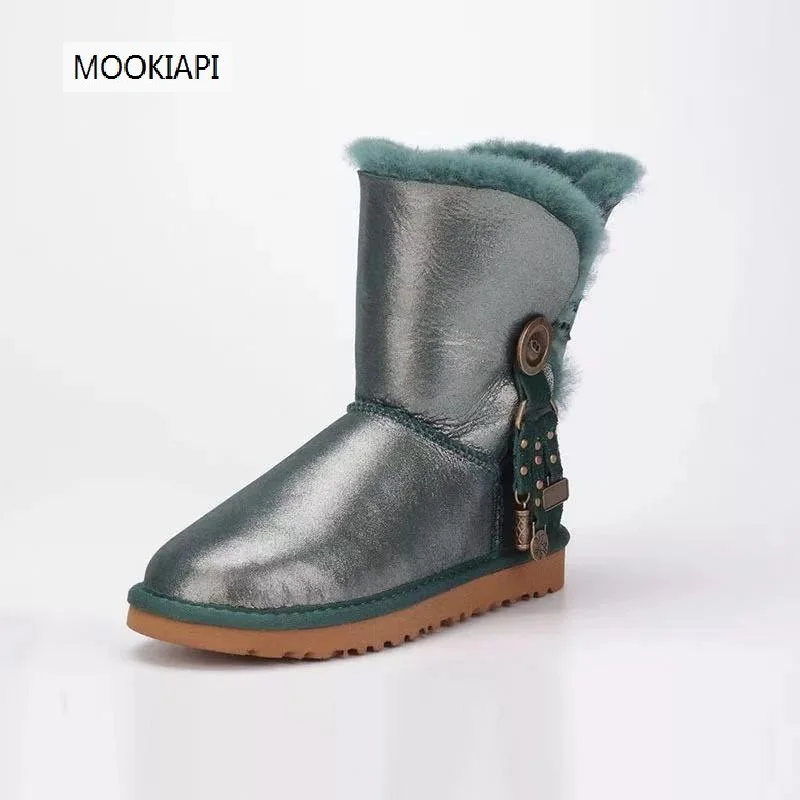

The latest women's snow boots of Chinese brand in 2019, real sheepskin, natural wool, the highest quality women's shoes