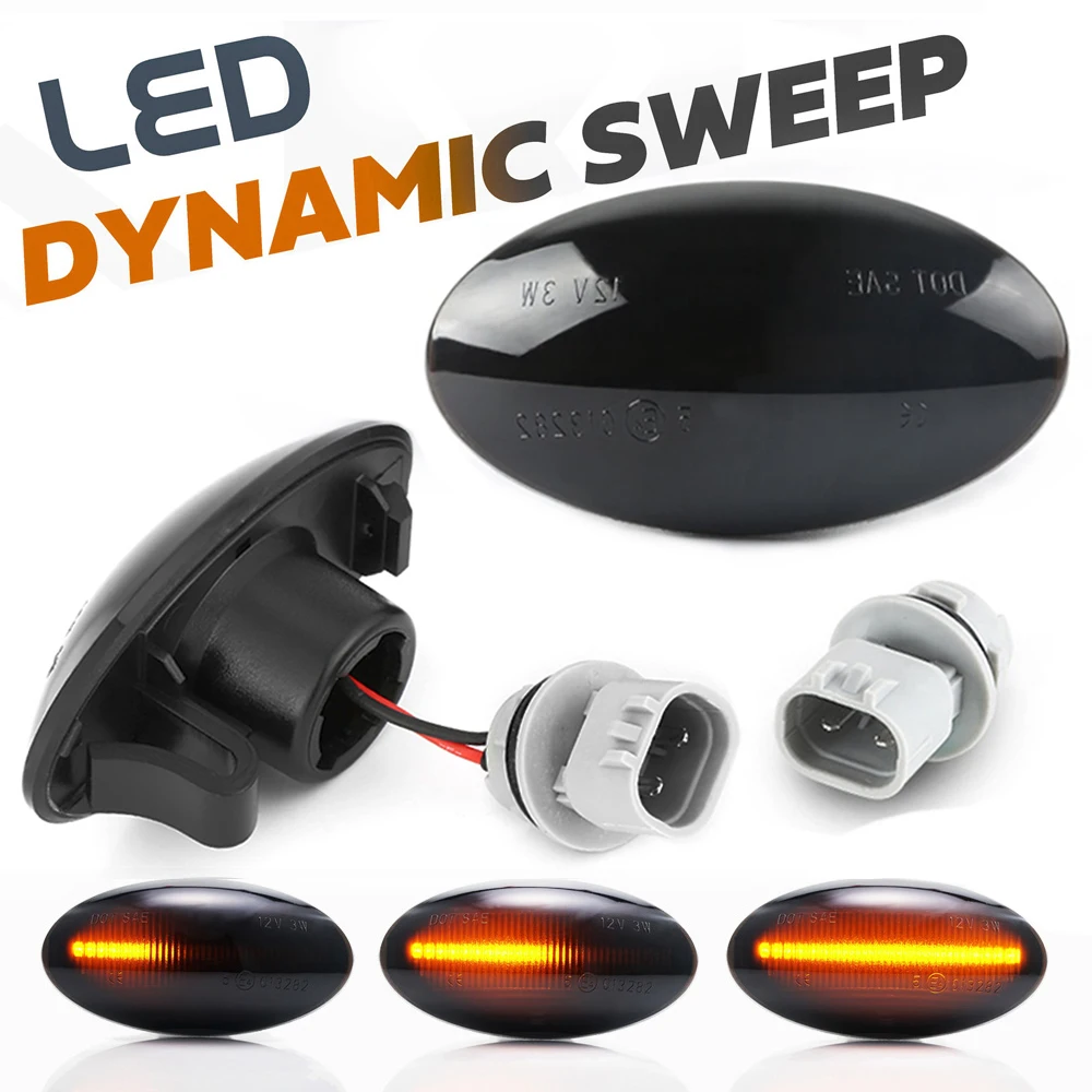 Светодиодный динамический поворотный сигнал босветильник фонарь для Suzuki Grand Vitara