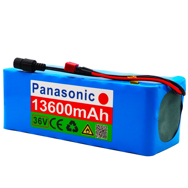 Оригинальный аккумулятор Panasonic 36V 10S4P 13600mAh 18650 500W 42V 13.6Ah для электрического
