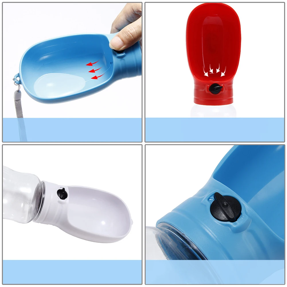 Portable Dog Drinking Bottle Kettle Teddy Accompanying Water Cup Hanging Drinking Water Bottle Outdoor Dog Water Feeder Bowl