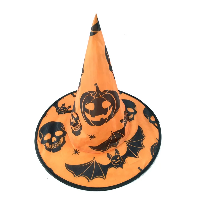 

Halloween Hat Party Props Home Kids Witch Hat For Halloween 2019 Fashion Skull Design Cap Costume For Fancy