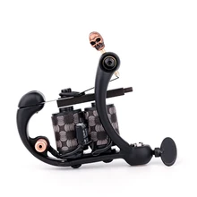 Профессиональный Премиум ручной работы черный сталь, татуировочная машинка Высокое качество Индукционная тату-машинка для лайнер оттеняющий