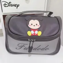 Disney's New Mickey Fashion Ladies Cosmetic Bag Transparent Waterproof High-quality Large-capacity Travel Makeup Bag Organizer