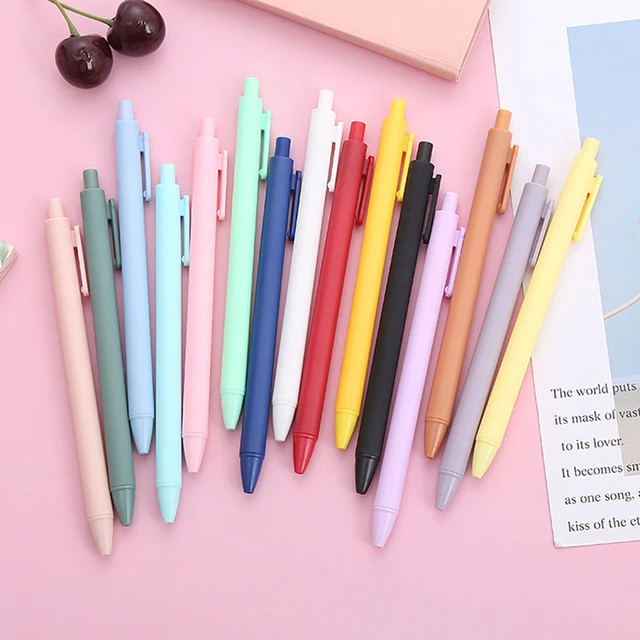 Gel Pen Stationery - 20pcs/set Kawaii Candy Color Gel Pens Kids 0.5mm Cute  Colored - Aliexpress