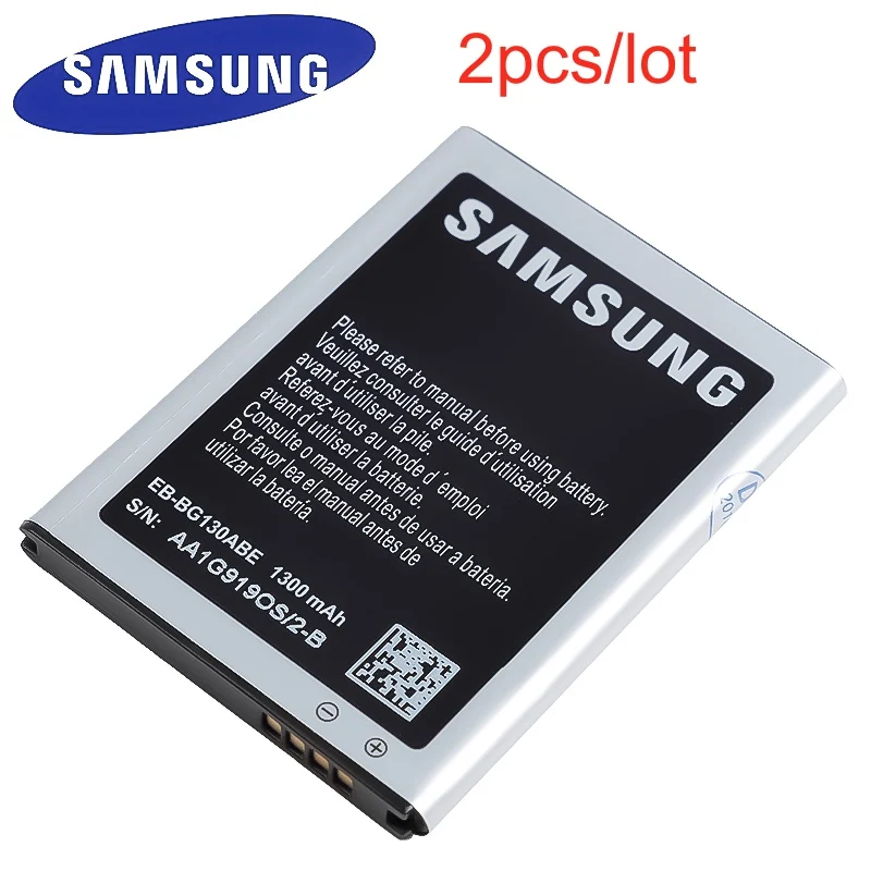 Оригинальная запасная аккумуляторная батарея для Samsung Galaxy Star 2 G130 G130E G130H 1300 мАч