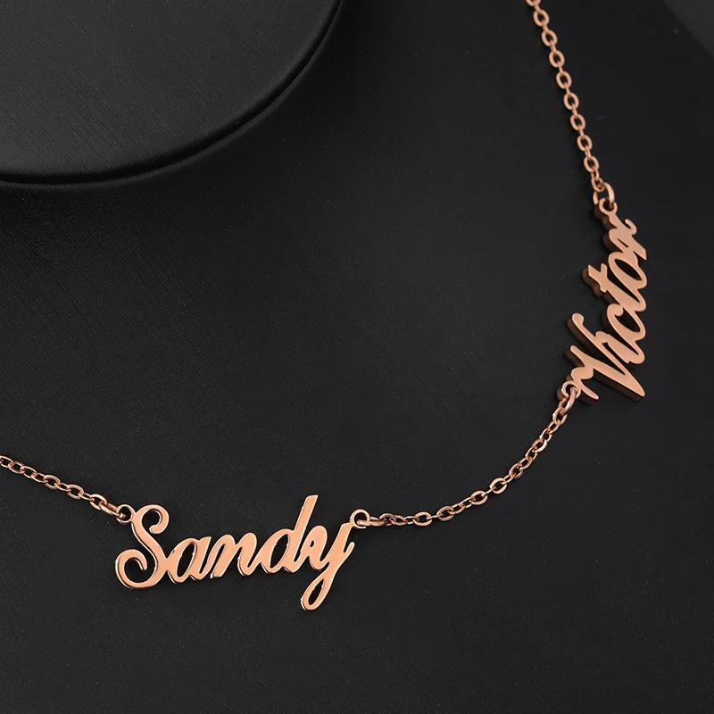 Custom 1-6 Multiple Names Necklace 