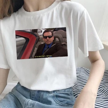 

ZSIIBO It 's Britney Bitch Funny t shirt Ulzzang tees casual Tops short-sleeve Harajuku tshirt new letters loose Vintage T-shirt