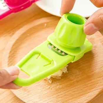 

Stainless Steel PP Garlic Presses Ginger Cutter Candy Color Plastic Grinding Tool Microplaner Planer Kitchen Grater Grinder Acce